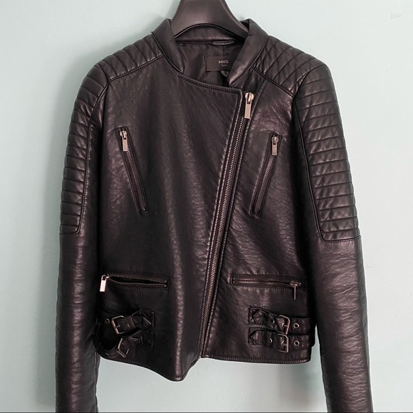 Mango Jackets & Blazers - Mango leather jacket